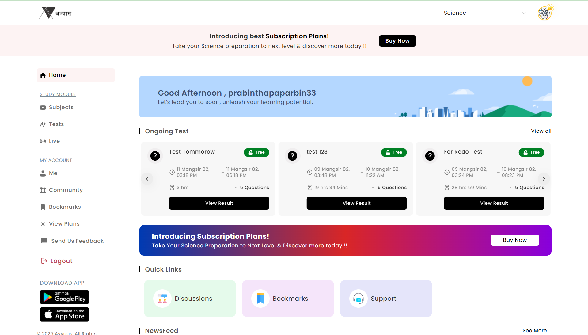 Website Application